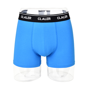 Men's Luxury 6-Piece Set <strong>Boxer</strong> <strong>Shorts</strong> &amp; Briefs Logo Summer Breathable Knitted Cotton Plus Size <strong>White</strong> Underwear - Product Image 6
