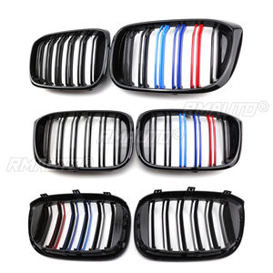Rejilla Delantera para BMW X3 X4 G01 G02 2018 2019 2020 2021, Estilo Deportivo M Performance, Doble Línea, Accesorio para Auto - Product Image 2