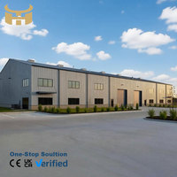 Edificio Moderno con Estructura de Acero Industrial para Centro de Distribución de Gran Volumen con Soluciones de Ingeniería Sostenible