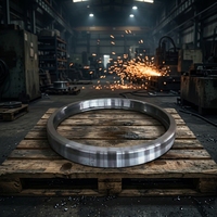 Maßgefertigte Nahtlose Edelstahl-Schmiederinge, Ringförmige Schmiedelösungen für Getriebeausrüstung, OEM CNC-Präzisionsbearbeitung
