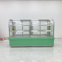 Vitrine Réfrigérée de Comptoir pour Gâteaux en Acier Inoxydable de Haute Qualité avec Éclairage LED et Verre Trempé Anti-Buée