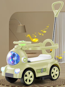 Auto Elettrica per Bambini di Lusso con Maniglia per Genitori, Modello Cartoon Mini Little Wiggle Girls - Product Image 4