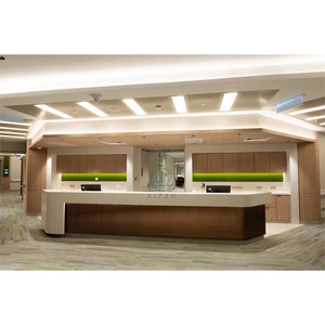 Muebles <span class=keywords><strong>de</strong></span> Hospital <span class=keywords><strong>de</strong></span> Alta Gama, Estación <span class=keywords><strong>de</strong></span> Enfermería, Mostrador <span class=keywords><strong>de</strong></span> Recepción con Diseño Personalizado y Tomas <span class=keywords><strong>de</strong></span> Corriente Integradas - Product Image 1