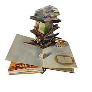 Service d'impression de livre pop-up 3D professionnel pour enfants Boardbook papier offset reliure parfaite pour la <span class=keywords><strong>littérature</strong></span> pour enfants - Product Image 4