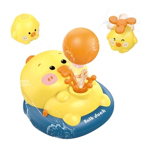 Giocattolo del bagno del bambino di vendita caldo anatre galleggianti <span class=keywords><strong>doccia</strong></span> giocattolo <span class=keywords><strong>vasca</strong></span> da bagno bambini Spray acqua anatra irrigatore giocattolo - Product Image 1