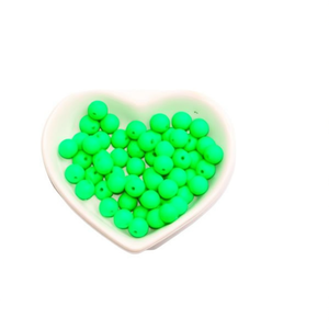 ILAN Perline 8mm Verde Fluorescente per Artigianato - Product Image 2