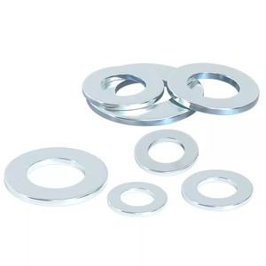 Arandelas Metálicas Planas M3 M4 M5 M6 M8 de Acero Inoxidable Galvanizado, Engrosadas y Agrandadas, para Equipo General - Product Image 1