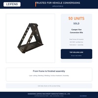 Pièces de conversion pour camping-car : cadre triangulaire en acier soudé sur mesure, découpe laser de tôle, fabrication par soudage, service OEM
