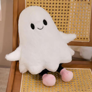 Coussin en peluche fantôme pour Halloween, design effrayant, <span class=keywords><strong>poupée</strong></span> décorative pour salon et école, décoration macabre, <span class=keywords><strong>poupée</strong></span> effrayante - Product Image 3