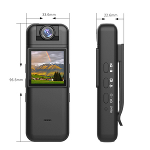 Caméra corporelle magnétique avec écran 1,4 pouces, Wi-Fi, détection de mouvement, vision nocturne, caméra d'<span class=keywords><strong>action</strong></span> sportive rotative pour vlog et selfies - Product Image 1
