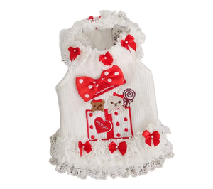<span class=keywords><strong>Vestiti</strong></span> per Cani e Gatti con Pile e Imbottitura, Autunno e Inverno, Natale e Capodanno, Coniglio, Abiti Principessa con Pizzo - Product Image 1