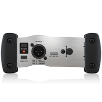 DI100 Boîtier DI Actif Professionnel de Haute Qualité avec Batterie Rechargeable Alimentation Phantom Émulation d'Enceinte de Guitare Son Surround