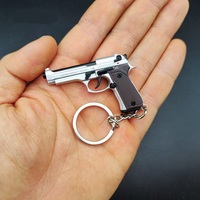 Réaliste enfants jouets en métal Simulation pistolet réel Beretta 1:4 démonté Mini alliage pistolet pistolets porte-clés garçons pistolet jouets cadeau