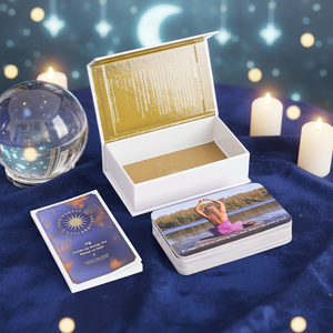 Cartes à Jouer Personnalisées à Prix Abordable : Cartes d'Affirmation Positive Inspirantes avec Boîte, Jeu de Tarot, Cartes de Jeu Personnalisées pour Enfants - Product Image 1