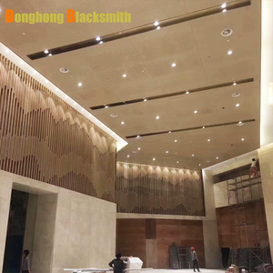 Pantalla de <span class=keywords><strong>Metal</strong></span> de acero inoxidable cortada con láser moderna personalizada, divisor de habitación, panel de partición de pared de separación móvil impermeable para hoteles - Product Image 3