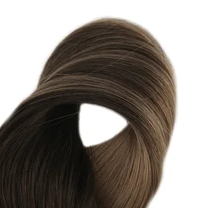 Remy ombre en stock cabello humano doble dibujado virgen cutícula alineada cinta en extensiones de cabello 100 cabello humano