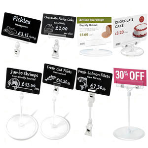 Porte-étiquettes de prix en PVC transparent personnalisés pour les étagères de supermarchés, vente en gros, OEM, clips POP - Product Image 3