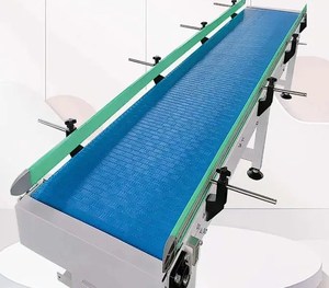 Transportador de cinta modular de plástico de grado alimenticio para línea de clasificación de paquetes y alimentos para transportar en industrias alimentarias - Product Image 3
