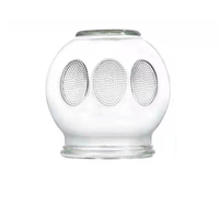 Ventouses de massage médical Gansu Hijama – Kit de thérapie par ventouses en verre transparent avec corps en bois, certifié CE, 5 ensembles pour la ventouse