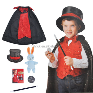 Ensemble de déguisements de <span class=keywords><strong>magicien</strong></span> pour enfants Chapeau haut de forme de <span class=keywords><strong>magicien</strong></span> noir adulte <span class=keywords><strong>Cape</strong></span> et gant - Product Image 2