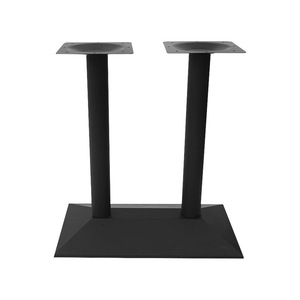 ขาโต๊ะสแตนเลส 400x700x720 มม. ฐานสี่เหลี่ยม สำหรับร้านอาหาร สีดำ - Product Image 1