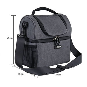 Lonchera Térmica Aislada Portátil y Económica, Bolsa de Almacenamiento de Alimentos Impermeable de Poliéster con Cierre de Cremallera - Product Image 6