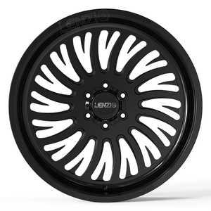 Personalización de llantas pintadas de diseño cóncavo forjado en aleación de aluminio de 26-30 pulgadas con una anchura de 14 pulgadas ET -76mm - Product Image 1