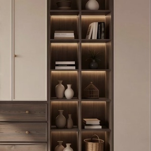 BALOM High Class Bedroom Furniture Wood MDF Plywood Melamine Large Capacity Closet <b>with</b> <b>Dressing</b> <b>Table</b> OEM - Product Image 3