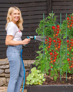 Cadre d'escalade en plastique de 16 à 48 pouces réglable en hauteur pour la croissance des légumes Support triangulaire pour plantes agricoles en plein air - Product Image 4