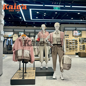 Bán Buôn Quần Áo Cửa hàng bán lẻ quần áo Giá quần áo may mặc hiển thị đứng tùy chỉnh moden đơn giản quần áo trắng Giá cửa hàng - Product Image 6