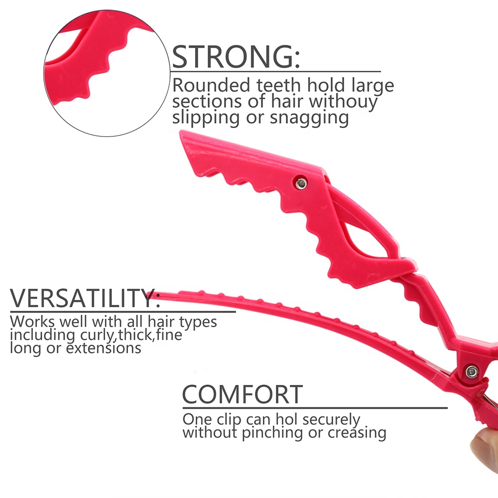 ARLANY Профессиональный салонный зажим для крокодиловой кожи, заколки для укладки волос Macaron, сплошной цвет, зажимы для секций