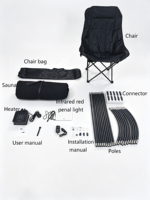 Nouveau Pod de Sauna Portable Moderne à Chaleur Sèche Certifié Haute Température Infrarouge pour la Récupération et le Bien-être à Domicile et la Récupération Sportive