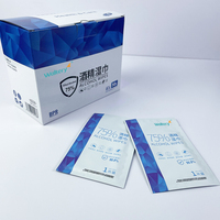 Paquet unique de lingettes humides jetables pour le nettoyage d'essuie-tout bon marché pour un nettoyage efficace