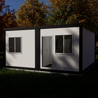 Bureau conteneur mobile respirant en acier de 20 pieds, pliable rapidement, de haute qualité, pour usage extérieur