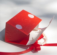 Wholesale Custom Portable Recyclable Square Texture Paper Box Magnetic Closure for Party Valentine's Wedding Baby Shower