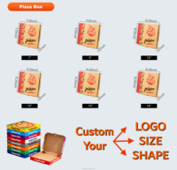 Boîte à pizza blanche avec logo personnalisé 10 12 pouces Boîtes en papier ondulé de qualité alimentaire Biodégradable Recyclable Vente en gros Imprimé
