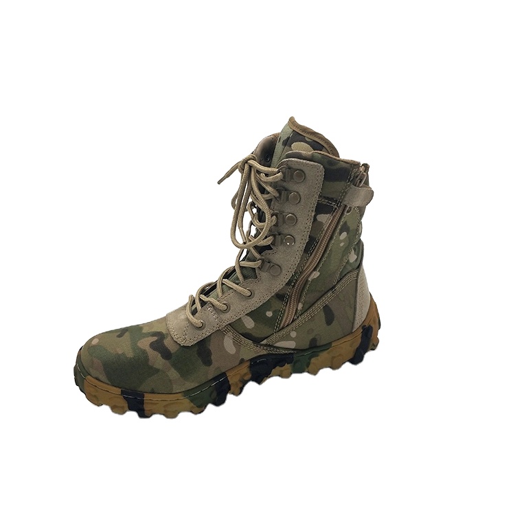 fashion Lace Upwinter boots Camouflage Combat Man Boots camouflage sheepskin boots