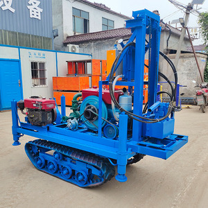 Plataforma de Perforación de Pozos de Agua Pequeña Blue Crawler de 150 m para Perforación en Terrenos Rocosos en México y Marruecos - Product Image 5
