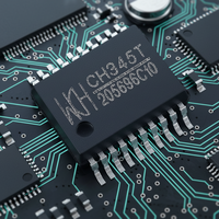 Microcontrolador WCH CH345T para Circuitos PCB, Paquete SSOP-20, Conversión USB a MIDI, Componentes Electrónicos 2024+