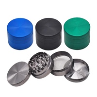 Broyeur à herbes et épices en métal, style simple, écologique, 63 mm, en alliage de zinc, accessoire métallique
