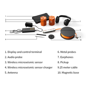 Equipo de Prueba de Sensores Sísmicos Inalámbricos LSJ CAMB-RAD, Comunicación de 80m, Protección IP67, 10h de Operación para Búsqueda de Terremotos - Product Image 2