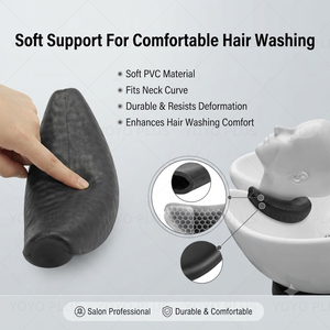 Outil de lavage de <span class=keywords><strong>cheveux</strong></span> en gros : Repose-nuque en PVC pour <span class=keywords><strong>bac</strong></span> à shampoing, coussin de soutien pour SPA capillaire - Product Image 2