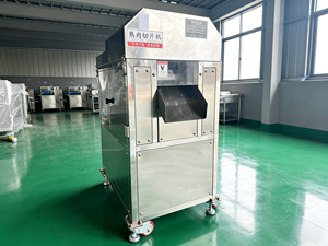Trancheuse industrielle automatique en acier inoxydable pour viande cuite, machine à trancher les charcuteries pour la transformation alimentaire, trancheuse commerciale de viande pour charcuterie - Product Image 6