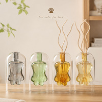 Diffuseur de parfum en verre style influenceur Instagram, pour chambre et salon, sans flamme, bouteille d'aromathérapie