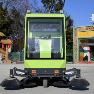 Hot bán điện Mini đường quét thành phố làm sạch giá tốt nhất đi xe trên đường phố tầng quét Pin động cơ bơm thành phần cốt lõi - Product Image 6