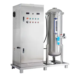 Generador de ozono de 2000 g/h para tratamiento de aguas residuales industriales