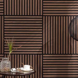 <span class=keywords><strong>Pannello</strong></span> a lamelle acustiche in rovere nero grigio impiallacciatura per animali domestici pannelli acustici 60x60 <span class=keywords><strong>cm</strong></span> <span class=keywords><strong>MDF</strong></span> per Interior Design - Product Image 6