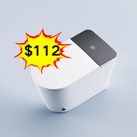 2026 New Model Luxury White Ceramic Electric Bidet Toilet One Piece Smart Toilet Remote Heated Seat Automatic Deodorization