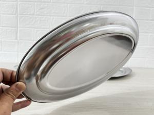 ステンレス鋼金属製フードプレートステンレス鋼製オーバルフィッシュプレート料理卵トレイ食品提供トレイ中国製 - Product Image 4