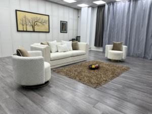 Neueste Chesterfield Sofa Set Home Hotel Gold Edelstahl Lounge Chair Loves eat Teddy Pelz Couch Samt Sofas Wohnzimmer - Product Image 4